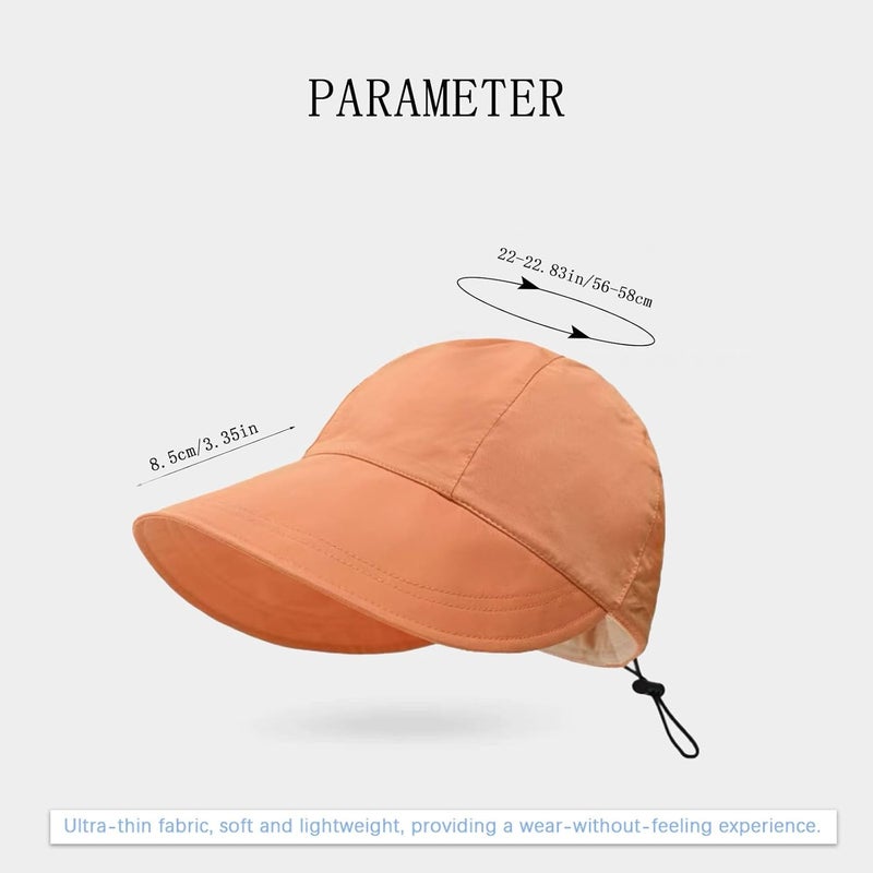 huablo ] UPF 50+ Womens Sun Hat Wide Brim Sun Hat UV Protection Hiking Fishing Hats 12P-ZYMao - Image 4